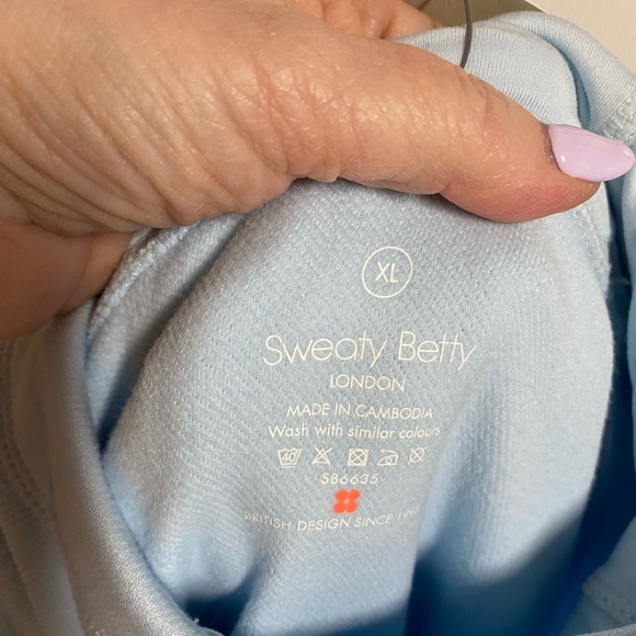 New with Tags Sweaty Betty Hooded Sweatshirt Size XL - Picture 10 of 10